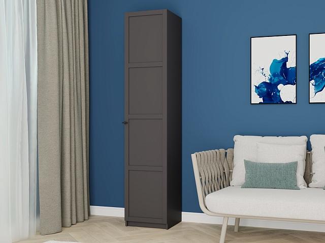 Шкаф распашной Скаген - 1 Графит