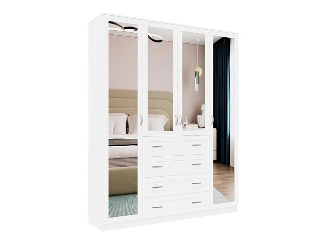 Шкаф распашной Стелла - 1 Белый