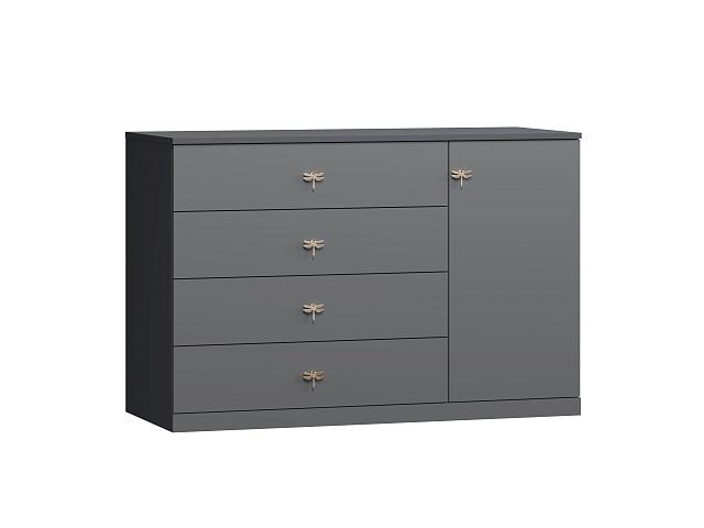 Детская стенка Стрекоза - 4 МДФ Графит