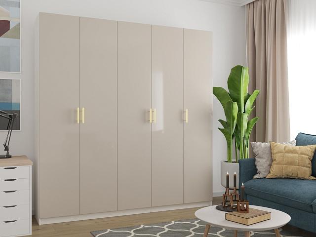 Шкаф распашной Браззавиль - 5 Грейдж