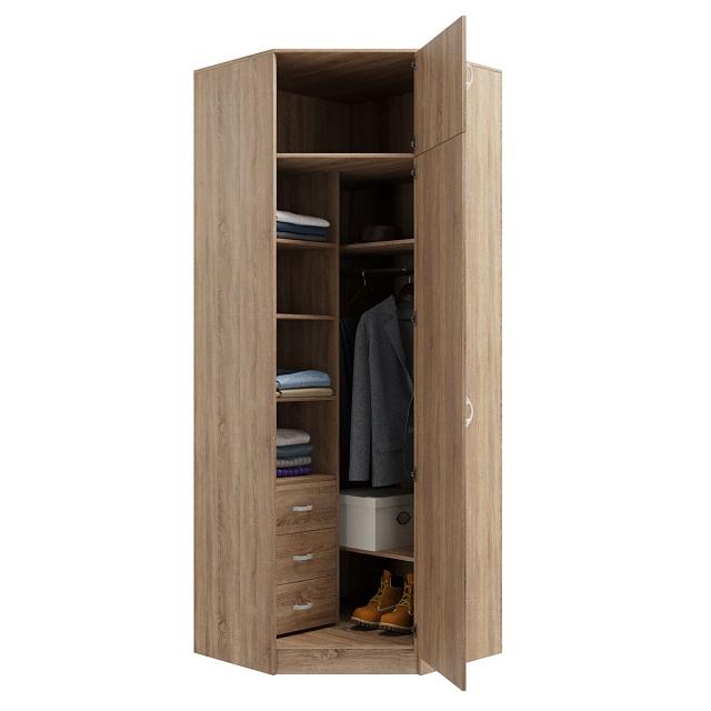 Шкаф угловой Алиса - 12 Дуб Сонома