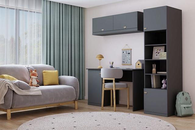 Антресоль Стрекоза - 1 МДФ Графит