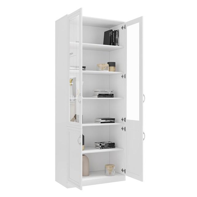 Книжный шкаф Библиограф - 2 №3 Белый