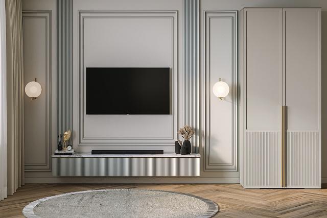 Шкаф распашной Телфорд - 2 Кашемир