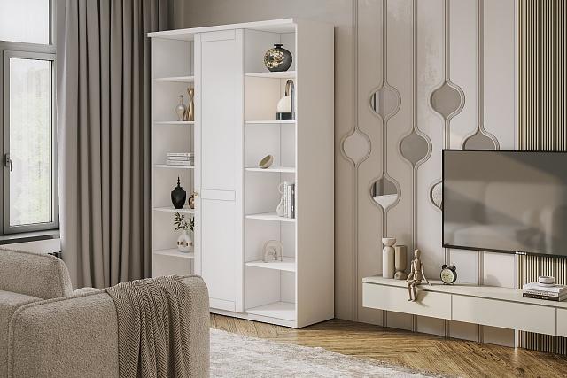 Шкаф распашной София РАХ - 39 МДФ Белый