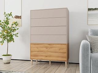 Комод Скарлет - 10 Дуб Золотистый / Кашемир