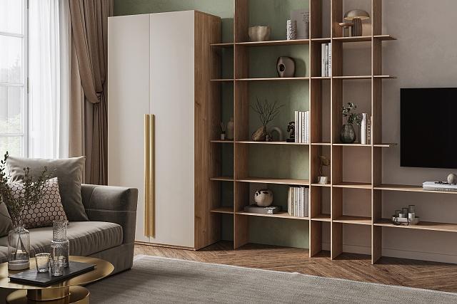 Шкаф распашной Лорена Хит - 2 Сатин