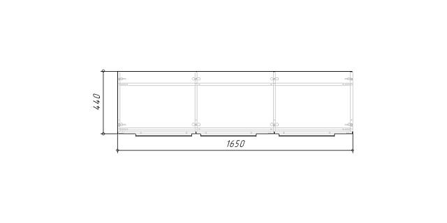 Тумба Лорена Пакс - 2 Черный