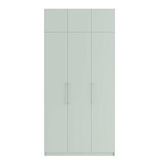 Шкаф распашной Калифорния - 3 с антресолью Пастельный Зеленый