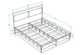Кровать Ларна 1600
