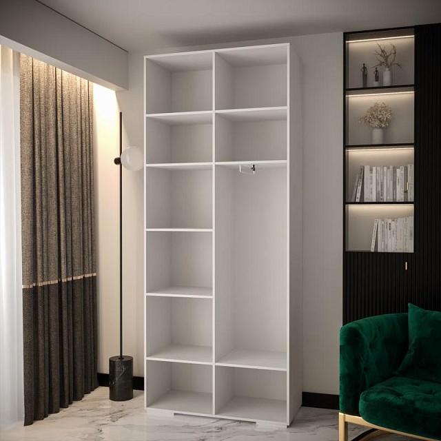 Шкаф распашной Нейс - 1 Белый