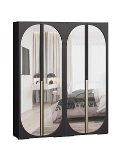 Шкаф распашной Брей - 2.2 Черный