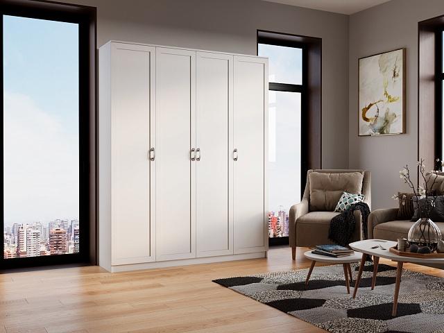 Шкаф распашной Стелла - 21 Белый