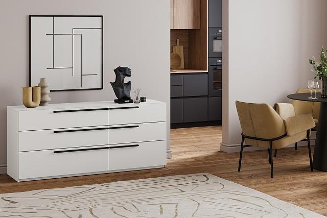 Комод Лорена Пакс - 3 Белый