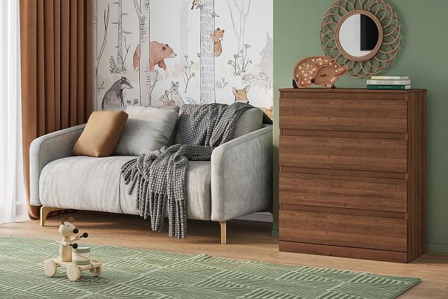 Комод Мальм - 16 Орех Экко