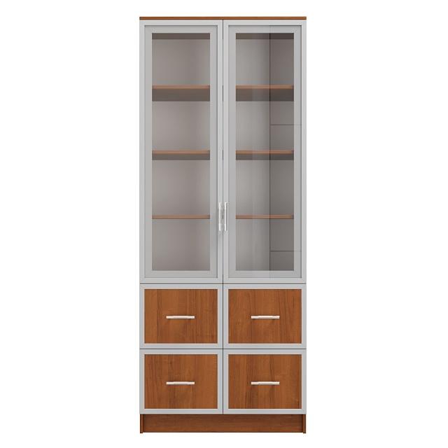 Книжный шкаф Альма - 10 Орех Экко