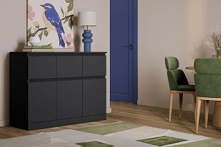 Комод Мальм - 24 Черный