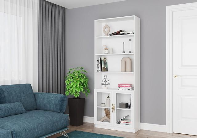 Книжный шкаф Карлос - 22 Белый