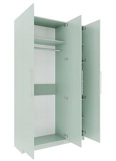Шкаф распашной Калифорния - 3 Пастельный Зеленый