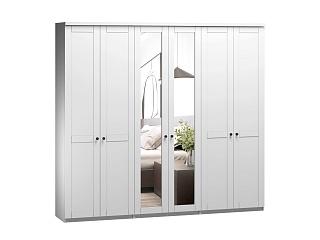 Шкаф распашной София РАХ - 4 МДФ Белый