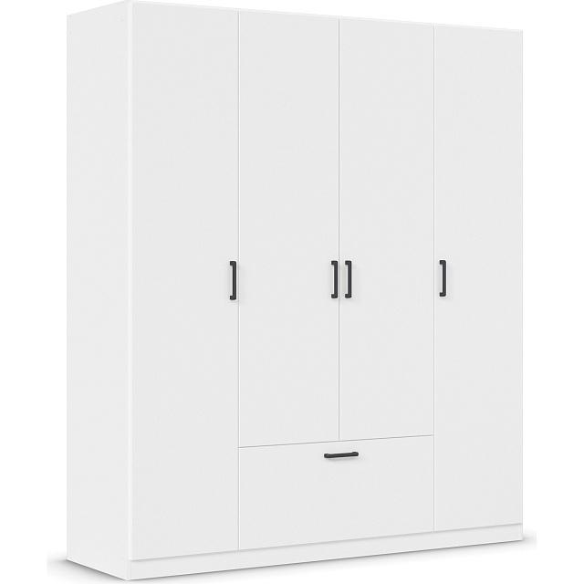 Шкаф распашной Бари - 1 Белый
