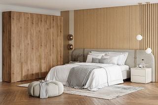 Шкаф распашной Эдинбург - 6 Кастелло коньячный