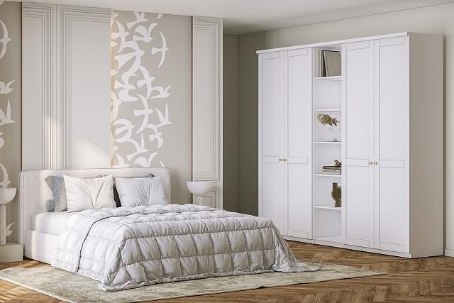 Шкаф распашной София РАХ - 28 МДФ Белый