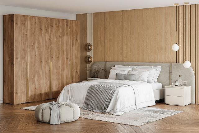 Шкаф распашной Эдинбург - 6 Кастелло коньячный