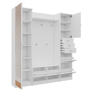 Прихожая Ольга - 8 Белый