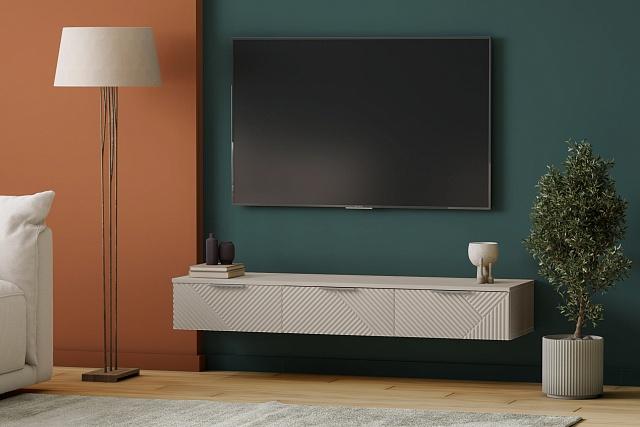 Тумба под ТВ Салерно NEW 3 Кашемир