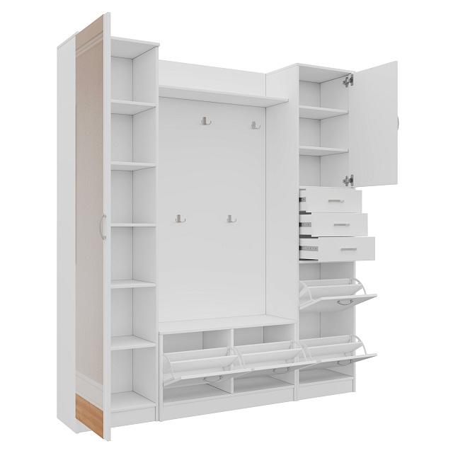 Прихожая Ольга - 8 Белый