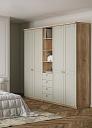 Шкаф распашной София РАХ - 31 МДФ Кастелло Медовый / Кашемир