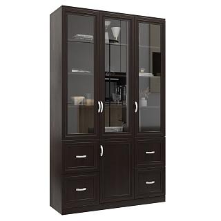 Книжный шкаф Библиограф - 3 №5 Венге