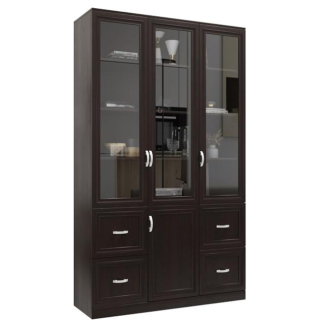 Книжный шкаф Библиограф - 3 №5 Венге