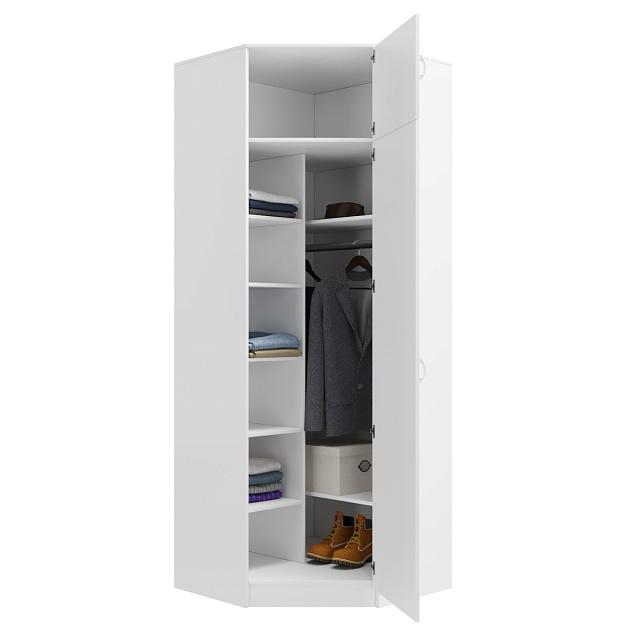 Шкаф угловой Алиса - 11 Белый