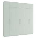 Шкаф распашной Калифорния - 6 с антресолью Пастельный Зеленый