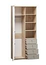 Шкаф распашной София РАХ - 36 МДФ Кастелло Медовый / Кашемир