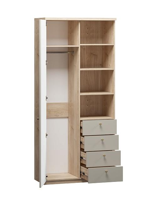 Шкаф распашной София РАХ - 36 МДФ Кастелло Медовый / Кашемир