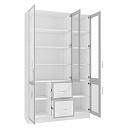 Книжный шкаф Альма - 16 Белый