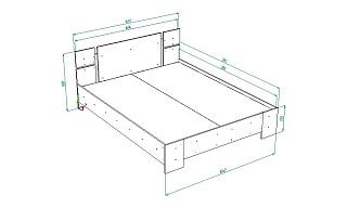 Кровать Джемма 1600