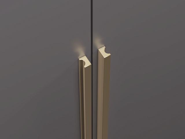 Шкаф распашной Эдинбург - 4 Графит