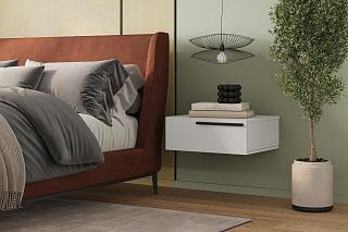 Тумба прикроватная подвесная Лорена Пакс - 2 Белый