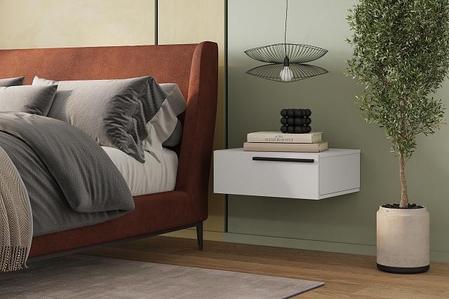 Тумба прикроватная подвесная Лорена Пакс - 2 Белый