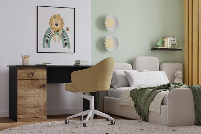 Письменный стол Банни - 5 МДФ Дуб Мореный