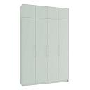 Шкаф распашной Калифорния - 4 с антресолью Пастельный Зеленый
