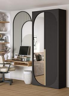 Шкаф распашной Брей - 1.1 Черный