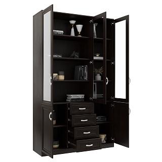 Книжный шкаф Библиограф - 3 №8 Венге