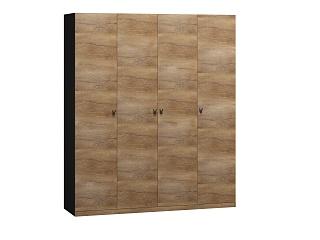 Шкаф распашной Банни - 4 МДФ Дуб Мореный