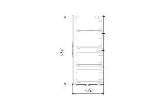 Комод Тоди - 4 Белый