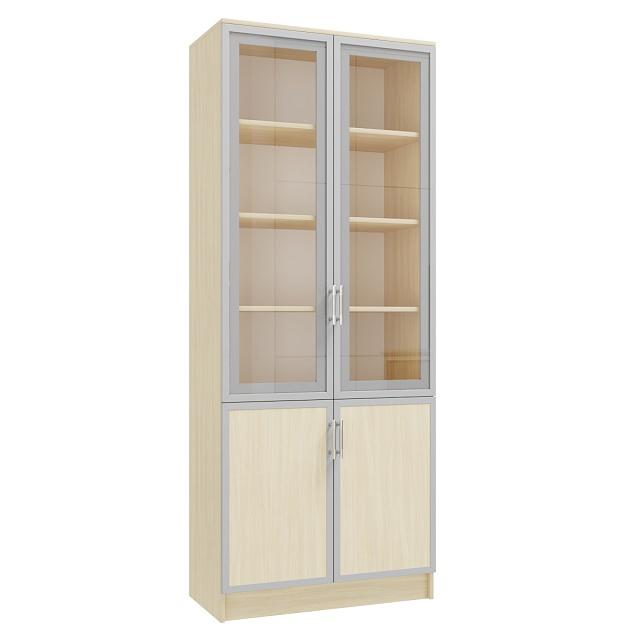 Книжный шкаф Альма - 9 Дуб Молочный